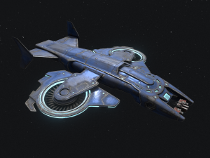 23spaceship 3Dモデル