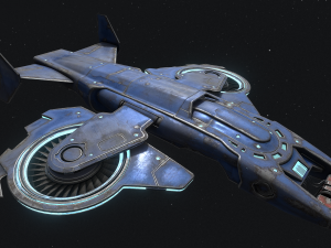 23spaceship 3Dモデル
