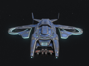 23spaceship 3Dモデル