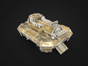 33nave militare Modello 3D