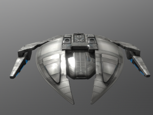 30spaceship 3D Model