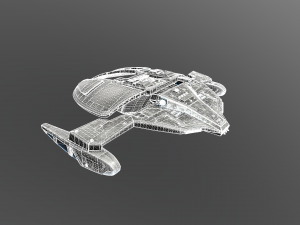 30spaceship 3D Model