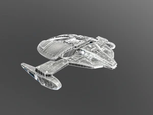 30우주선 3D 모델