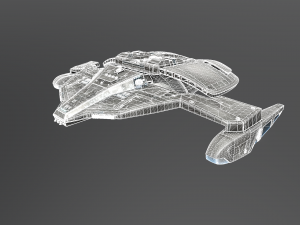 30spaceship 3D Model