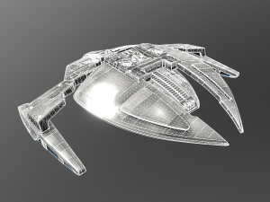 30spaceship 3D Model