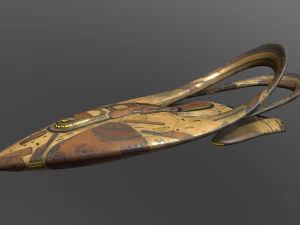 36우주선 3D 모델