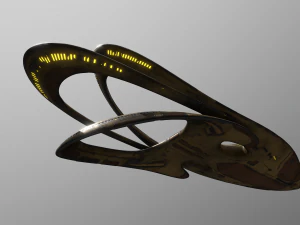 36우주선 3D 모델