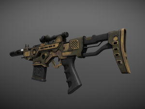 43AssualtRifle Model 3D