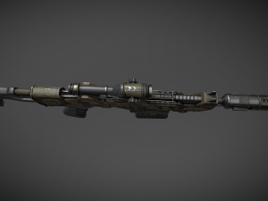 43AssualtRifle Model 3D