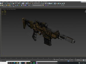 43AssualtRifle Model 3D