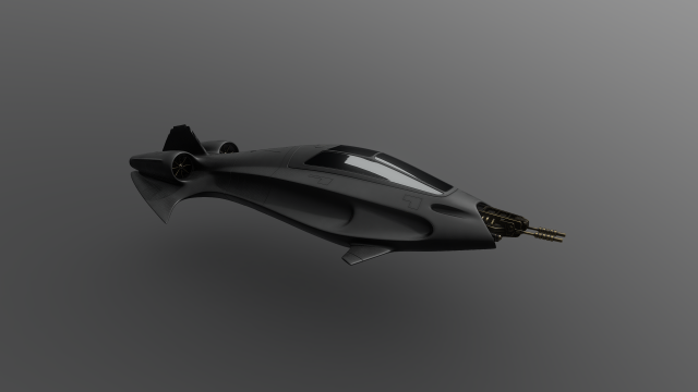 452SpectreSubfighter 3D 模型 .c4d .max .obj .3ds .fbx .stl .blend 