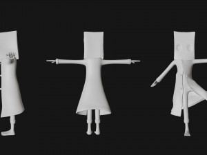 Little nightmares mono 3D-Modell