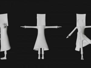 Little nightmares mono 3D Model