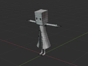 Little nightmares mono 3D Model