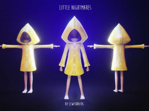 छोटे बुरे सपने छह 3D मॉडल