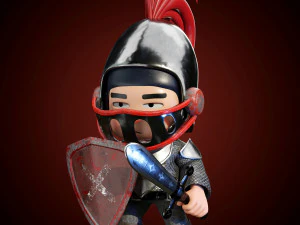 K&uuml;&ccedil;&uuml;k Savaş&ccedil;ı Niko 3D Model