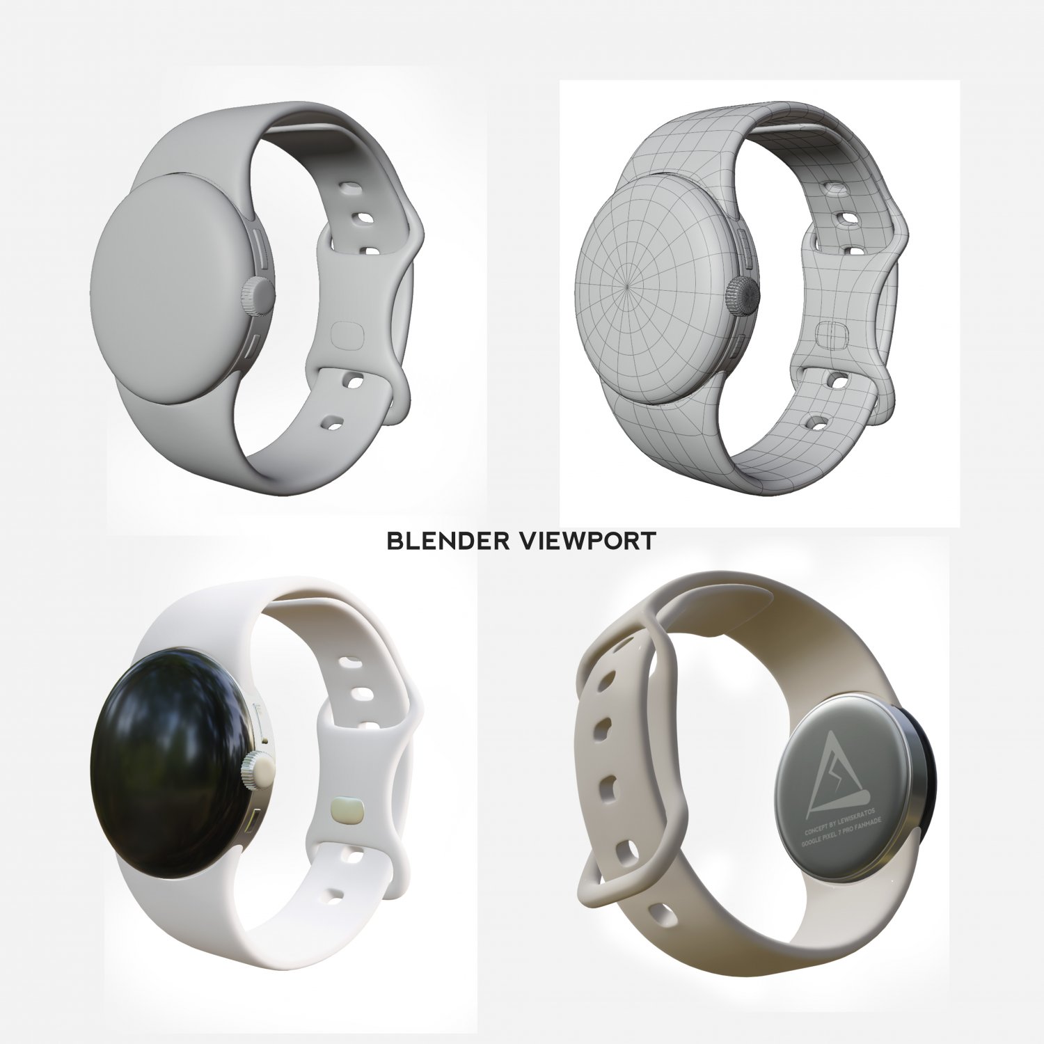 Smart Watch 3D Модель In Гаджеты 3DExport