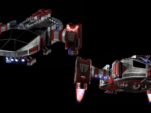 Alpha-V1 Spacecraft 3D Model