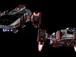 Alpha-V1 Spacecraft 3D Model