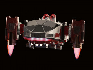 Alpha-V1 Spacecraft 3D Model