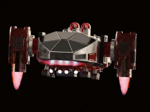 Alpha-V1 Spacecraft 3D Model