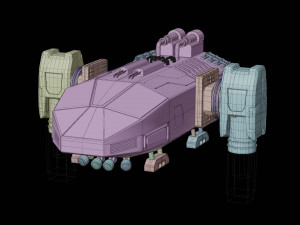 Alpha-V1 Spacecraft 3D Model
