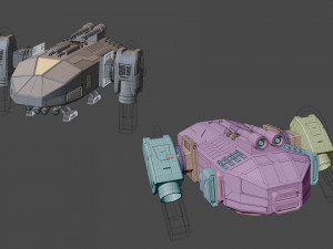 Alpha-V1 Spacecraft 3D Model
