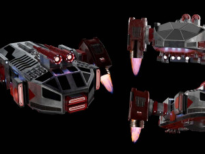 Alpha-V1 Spacecraft 3D Model