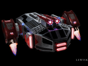 Alpha-V1 Spacecraft 3D Model
