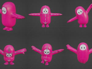 FallGuys Modèle 3D