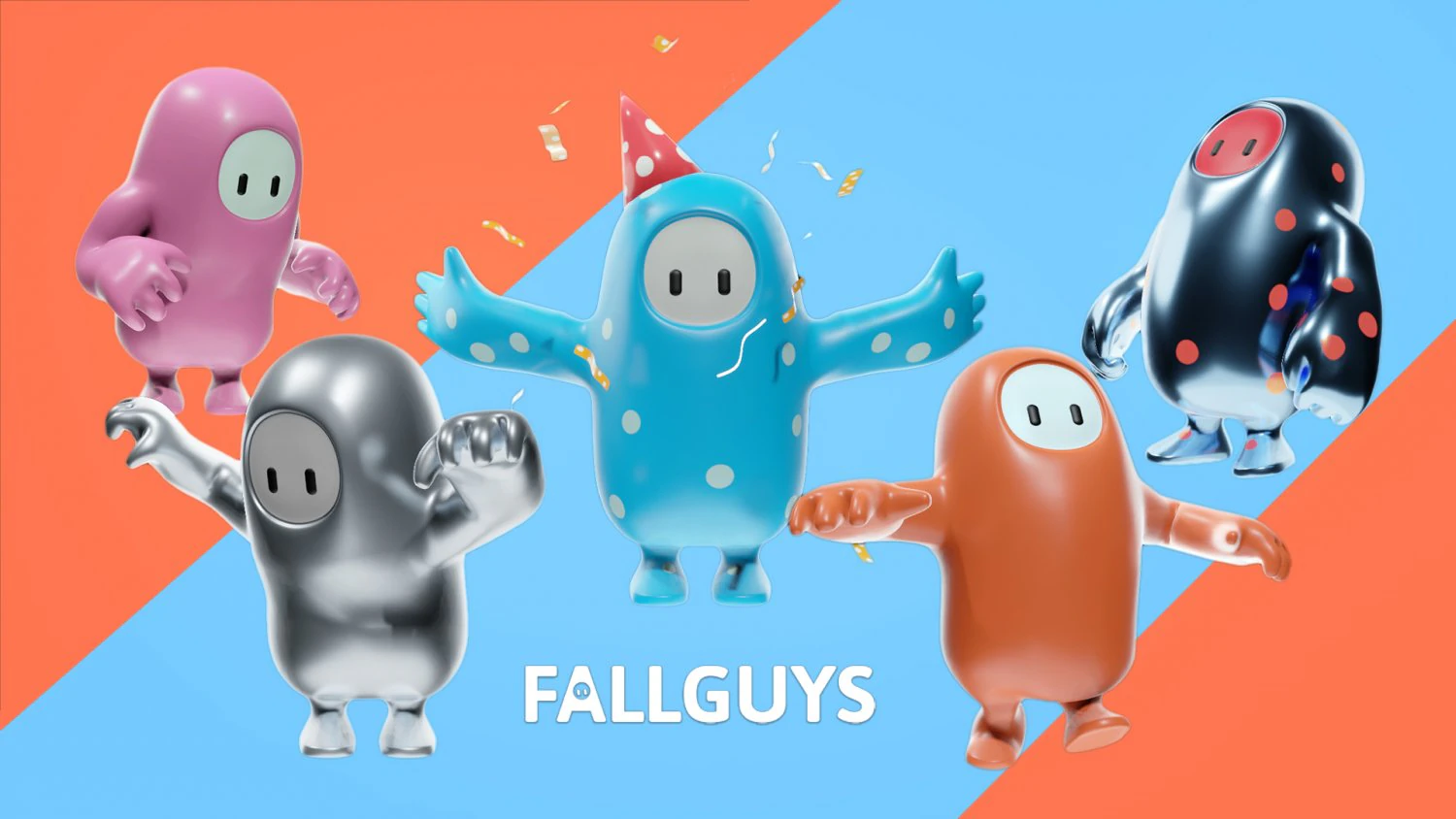 FallGuys 3D Model .c4d .max .obj .3ds .fbx .stl .blend 