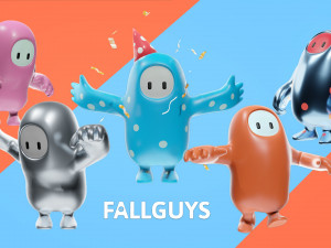 FallGuys 3D 모델