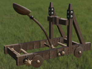 medieval catapult 3D Model