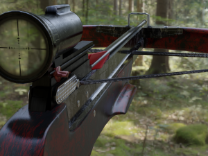 ballesta militar military crossbow Model 3D
