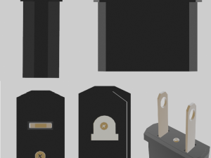 plug adapter adaptador de enchufe 3D Model