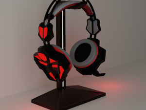 gamer headset audfonos gamer 3D Model