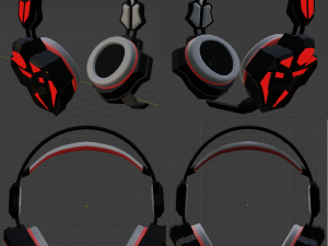 gamer headset audfonos gamer Modèle 3D