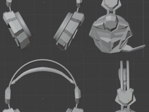 gamer headset audfonos gamer Modèle 3D