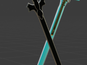 sao swords- espadas sao Modelo 3D