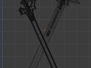sao swords- espadas sao Modelo 3D