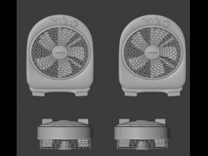 table fan ventilador de mesa ventilator Model 3D