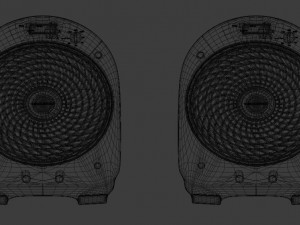 table fan ventilador de mesa ventilator Model 3D