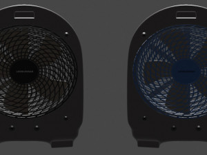 table fan ventilador de mesa ventilator Model 3D