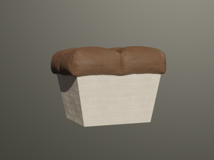 pouf 3D-Modell