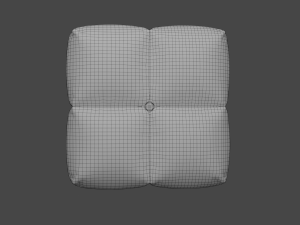 pouf 3D-Modell