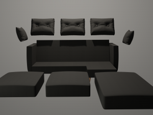 sofa Modelo 3D