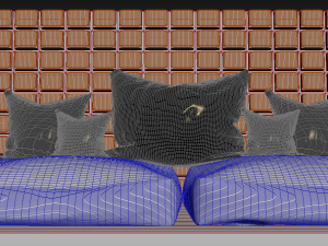 chocolate sofa Model 3D