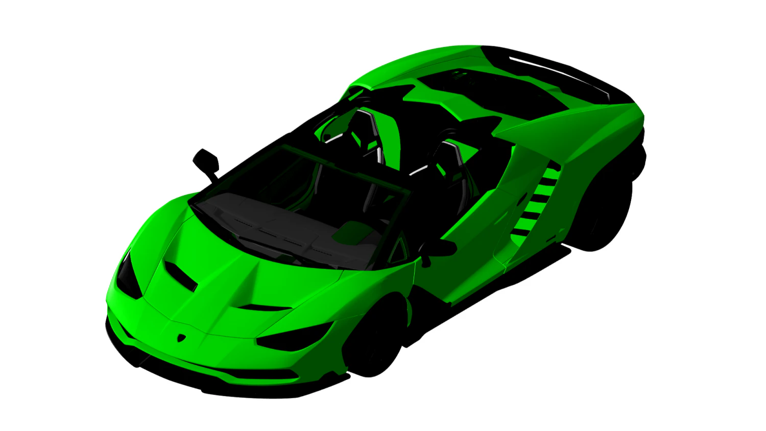 lambo centenario 2017 3D Model .c4d .max .obj .3ds .fbx .stl .blend 