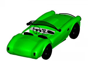 cobra ac Modello 3D