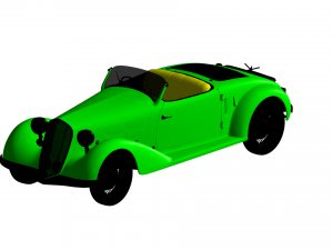 alfa romeo pescara spider 1935 3D 모델